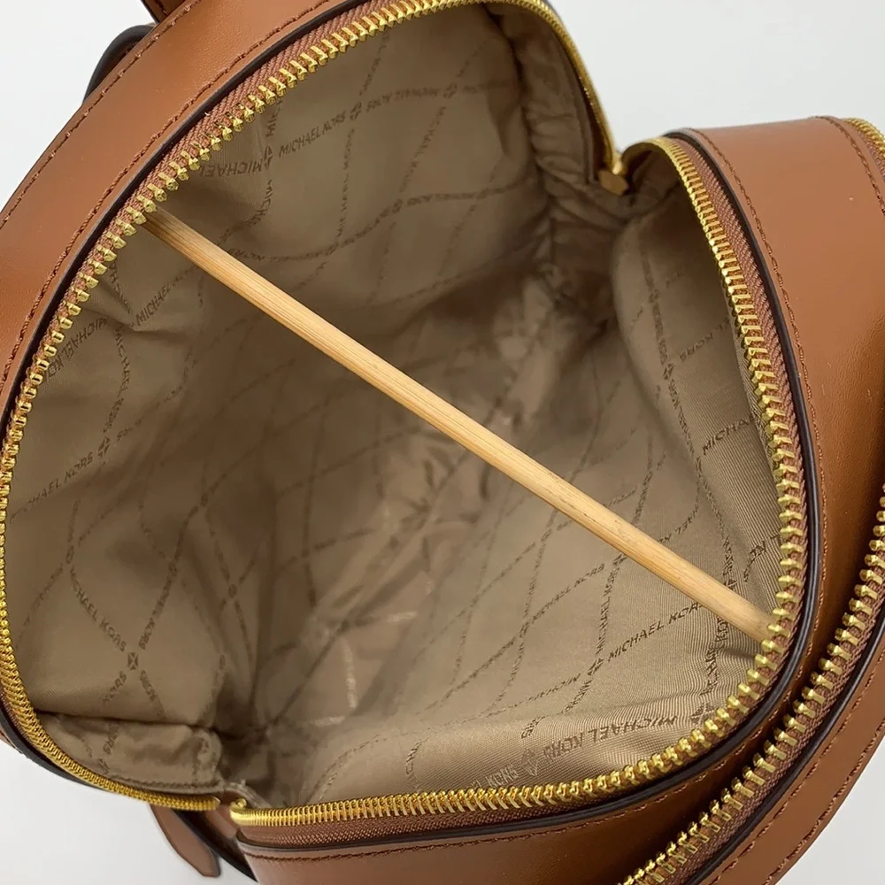 MICHAEL KORS JAYCEE MEDIUM BACKPACK VANILLA SIGNATURE COLOR - Picture 12 of 16